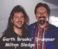 mit Garth Brooks' Drummer Milton Sledge in Nashville